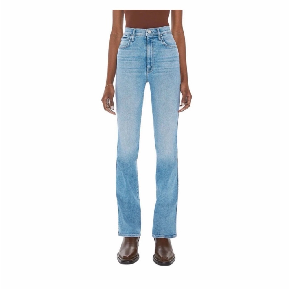 MOTHER High Rise Smokin Double Heel Jeans